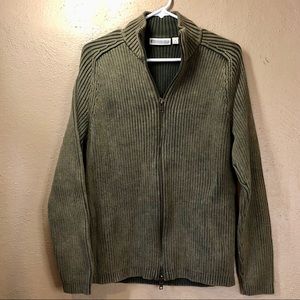 Express Sweater Zip Front size M 💯 cotton